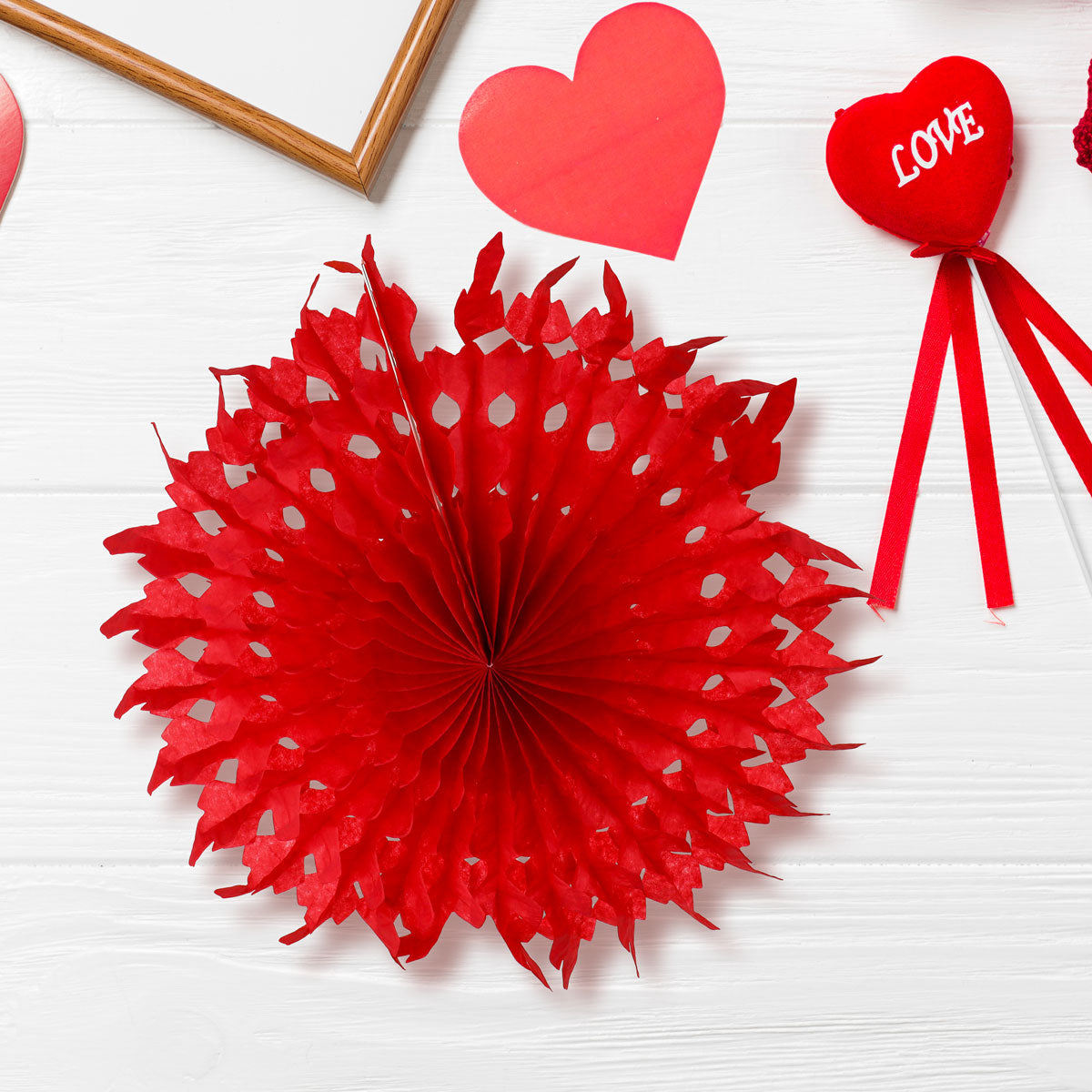 Decoración Colgante para San Valentín, color Rojo