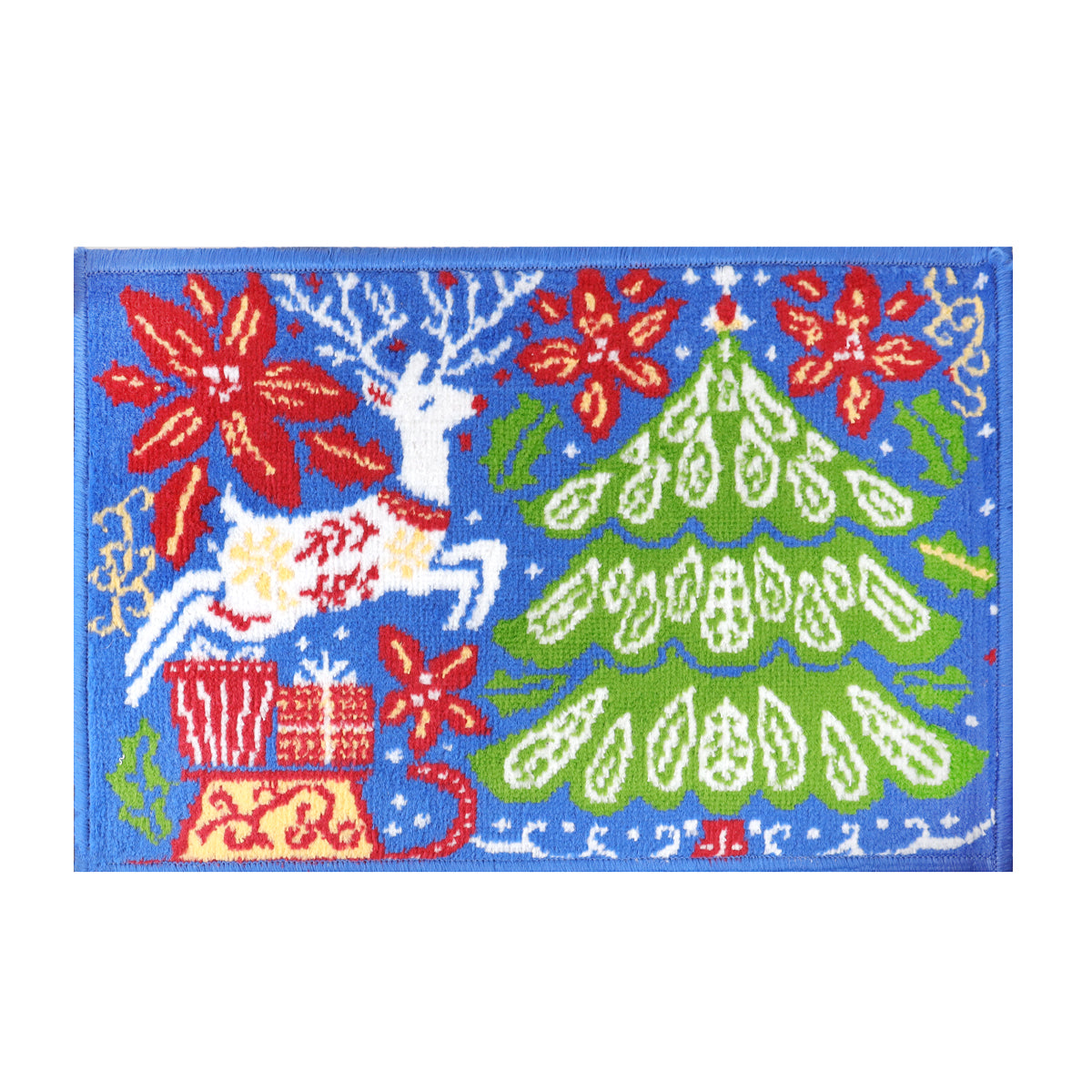 Tapete Navideño, Árbol y Reno, 40x60 cm