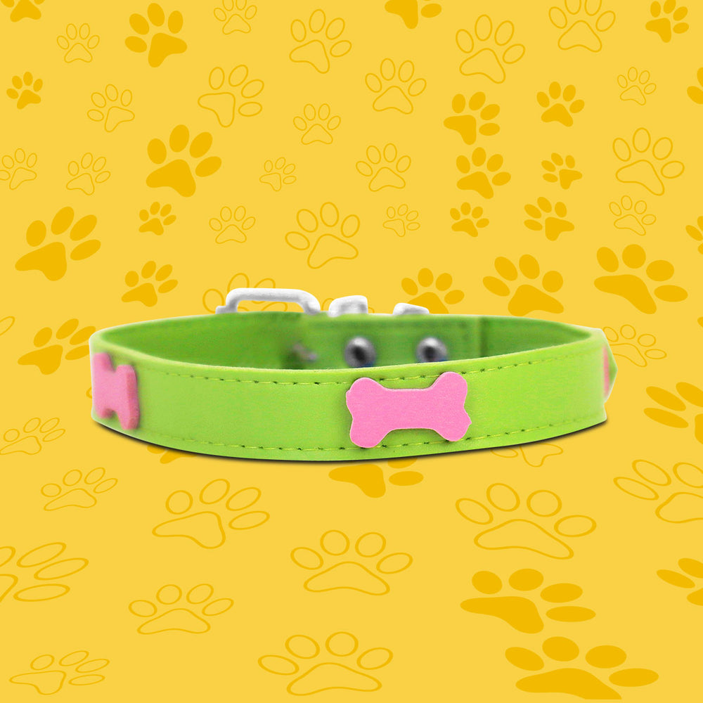 Collar Sintético color Verde para Mascota