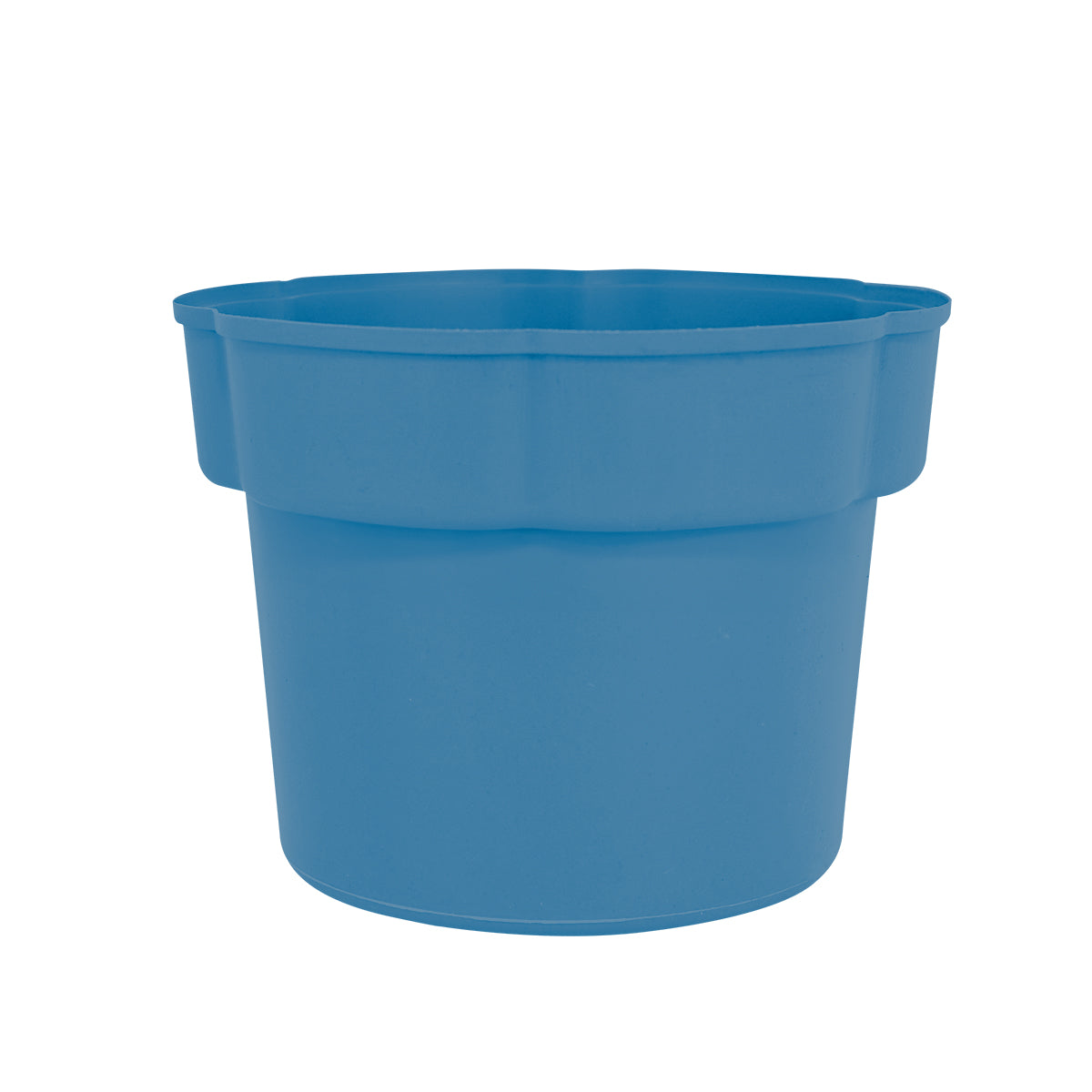 Maceta de Plástico, Color Azul, 12x15 cm