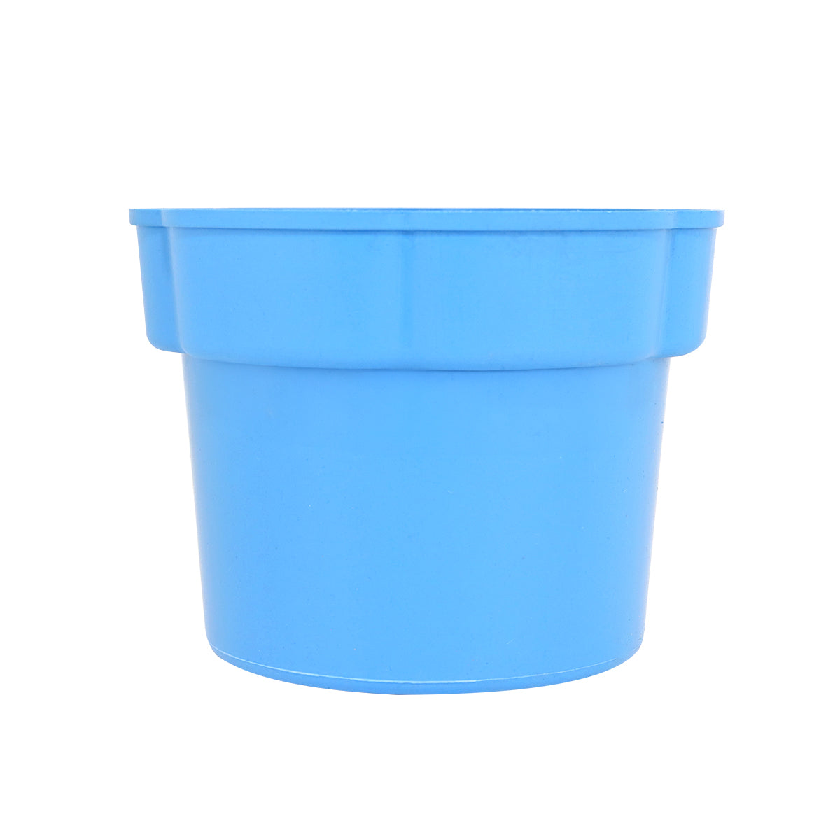 Maceta de Plástico, Color Azul Claro, 12x15 cm