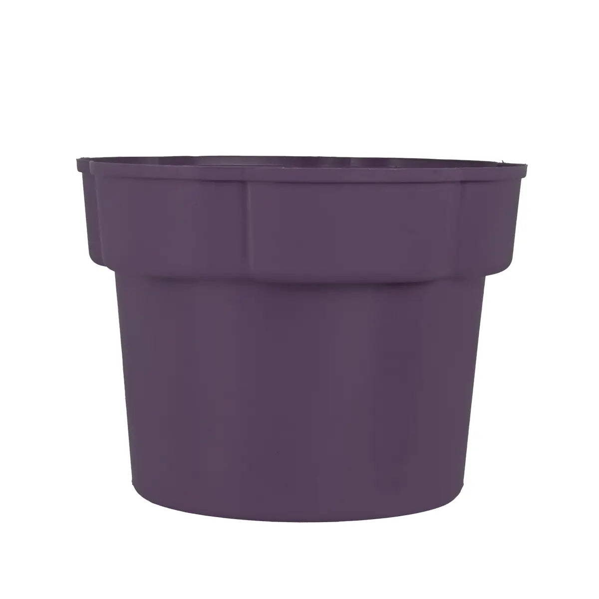 Maceta de Plástico, Color Uva, 12x15 cm