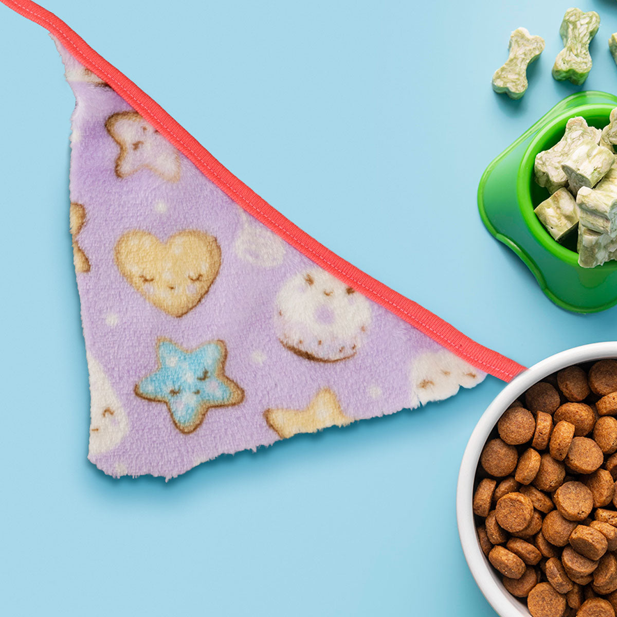 Pashmina para Mascotas con Diseño, color Lila