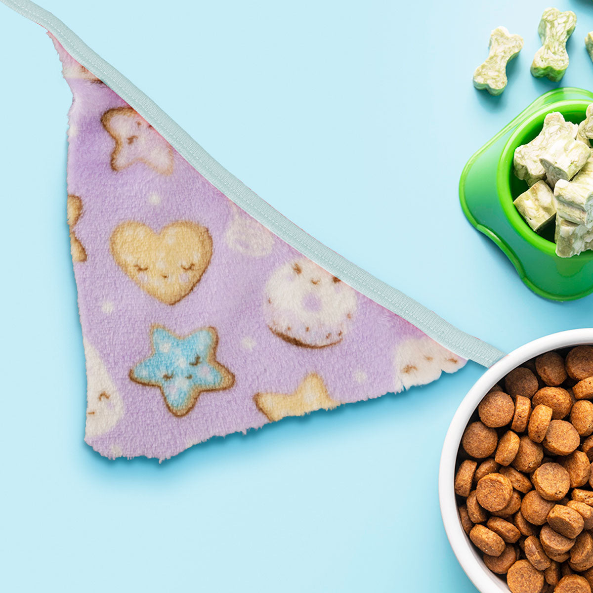 Pashmina para Mascotas con Diseño, color Lila