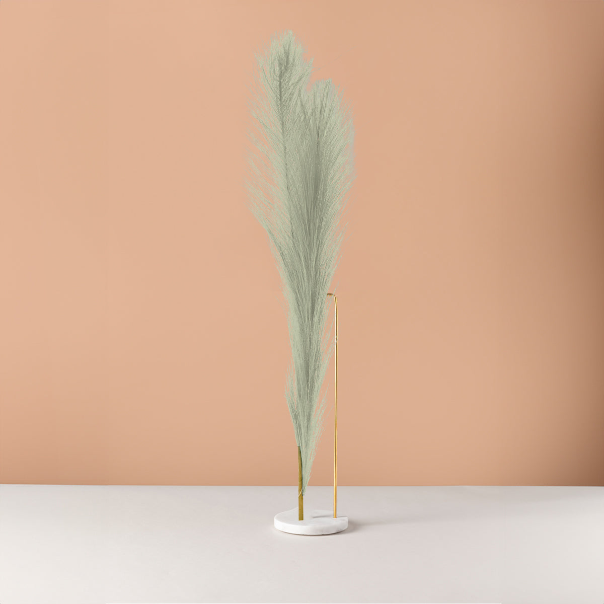 Decoración de Hierba de Pampa Sintética, color Beige