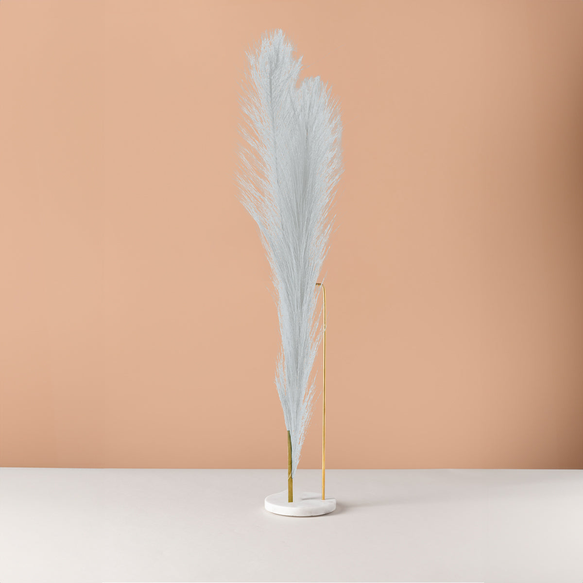 Decoración de Hierba de Pampa Sintética, color Blanco