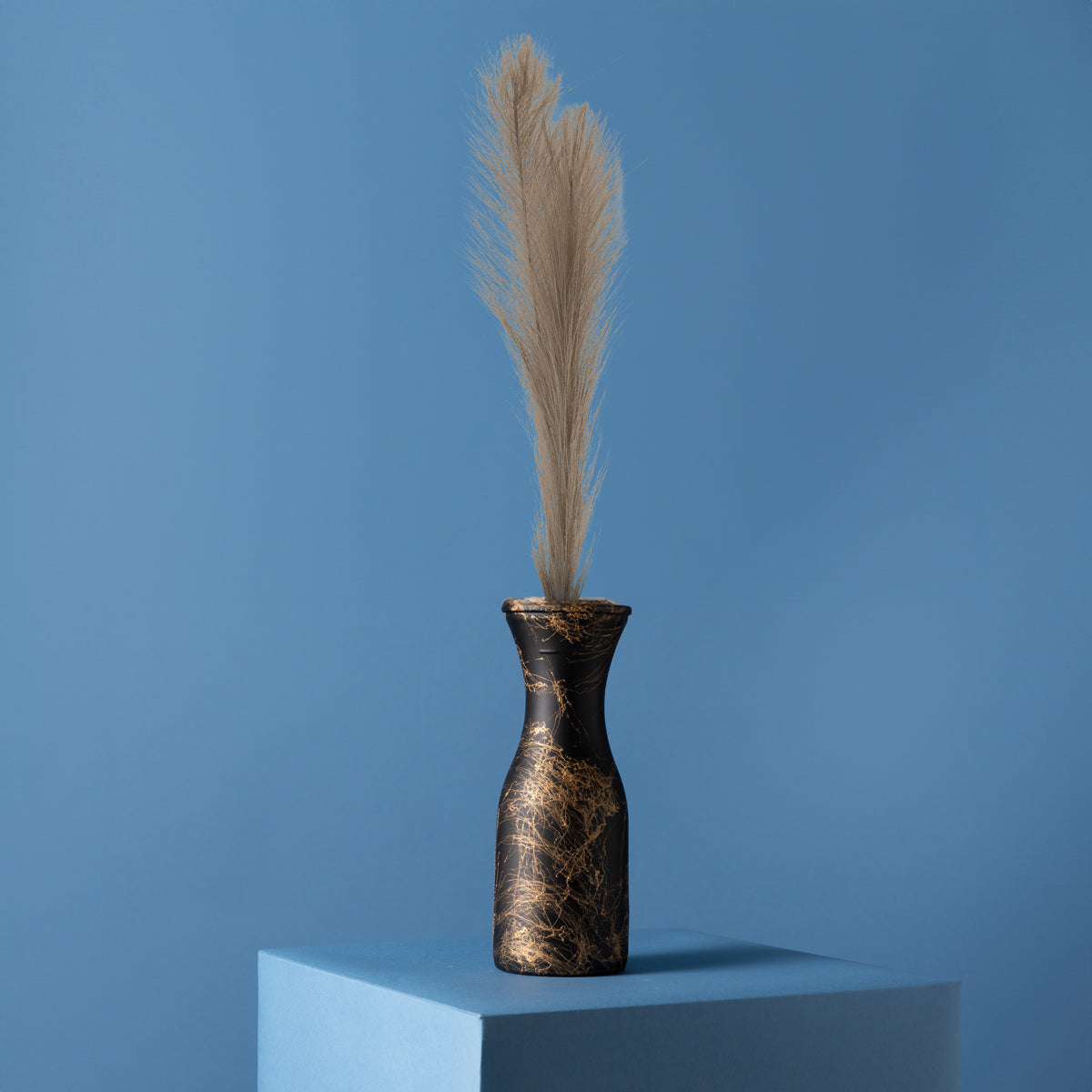 Decoración de Hierba de Pampa Sintética, color Café