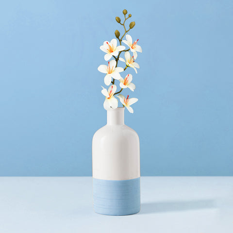 Ramo Decorativo con Flores, color Blanco