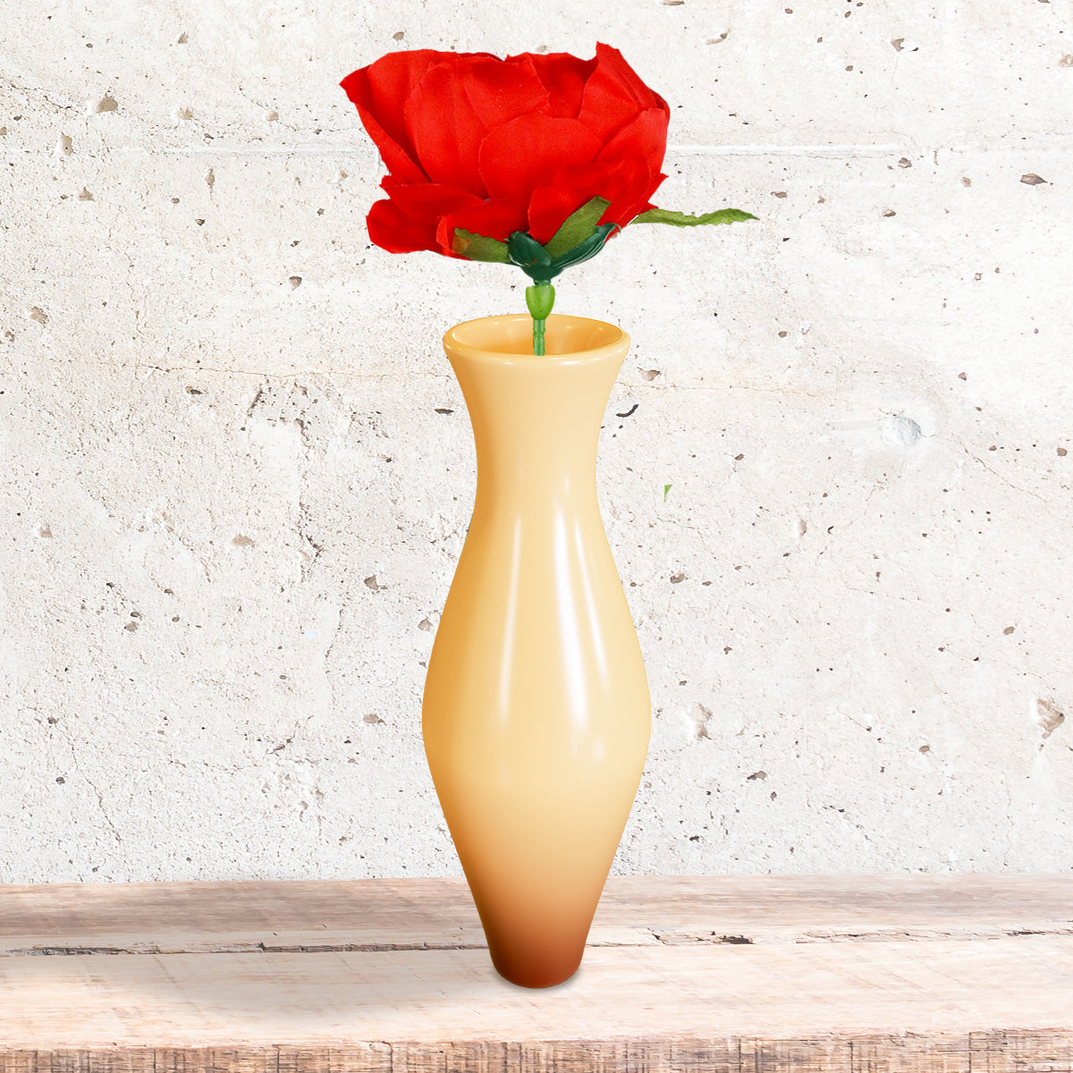 Rosa Artificial color Rojo, 52 cm