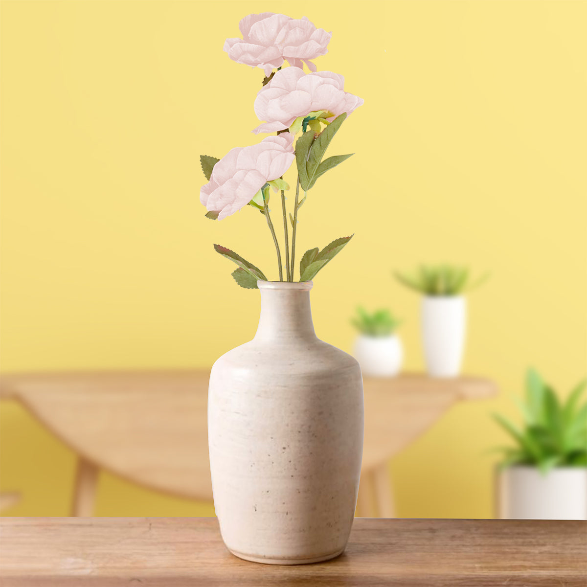 Ramo de 3 Flores Artificiales color Rosa