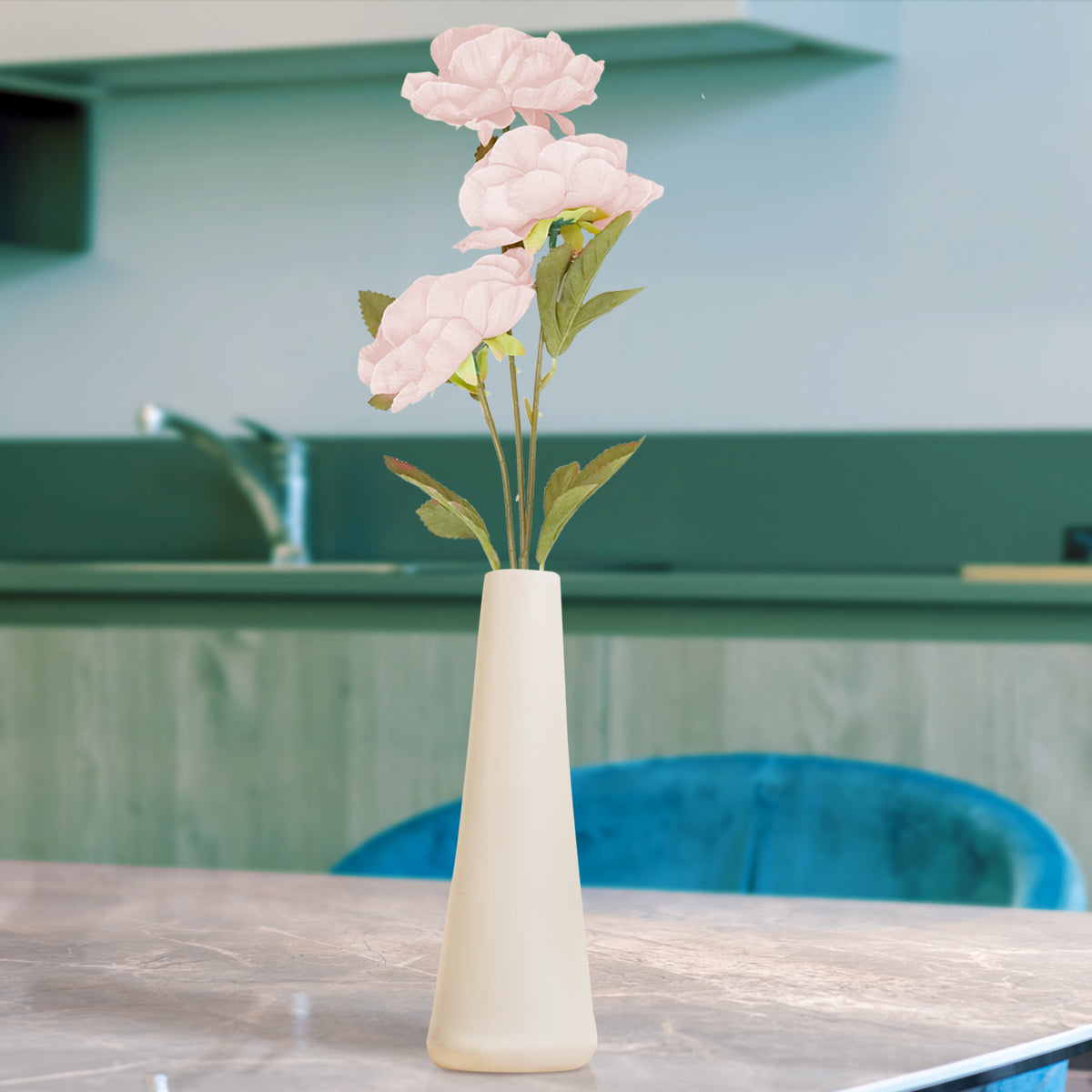 Ramo de 3 Flores Artificiales color Rosa