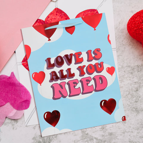 Bolsa de Regalo con Temática de San Valentín, Love Is All You Need