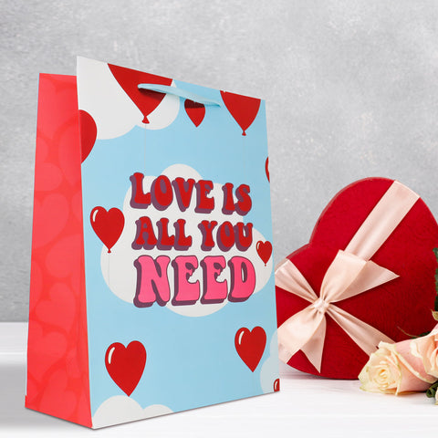 Bolsa de Regalo con Temática de San Valentín, Love Is All You Need