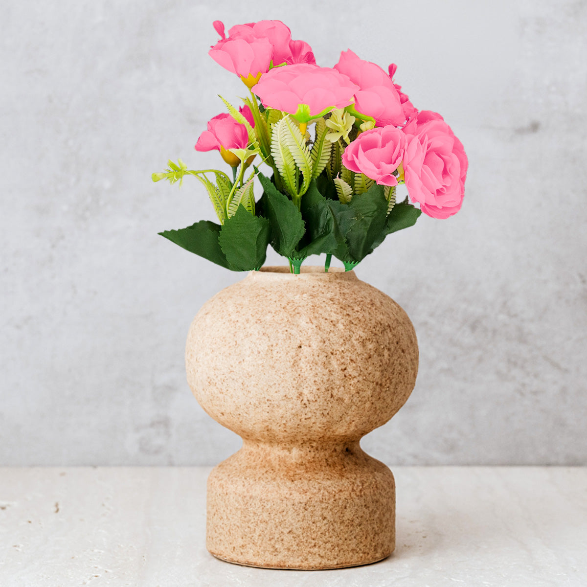 Ramo de Peonías Artificiales color Fucsia