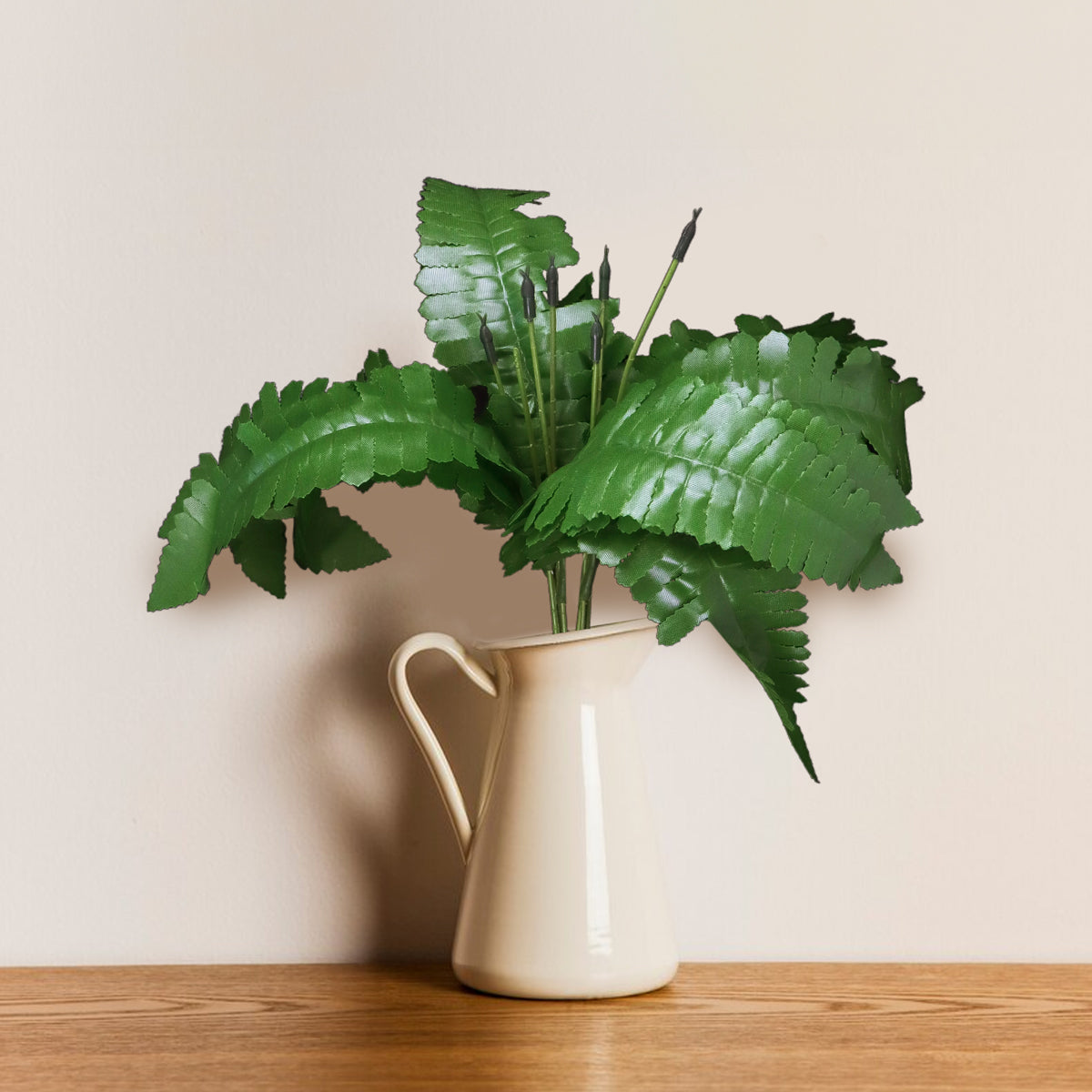 Follaje Artificial Decorativo con 7 Ramas, color Verde