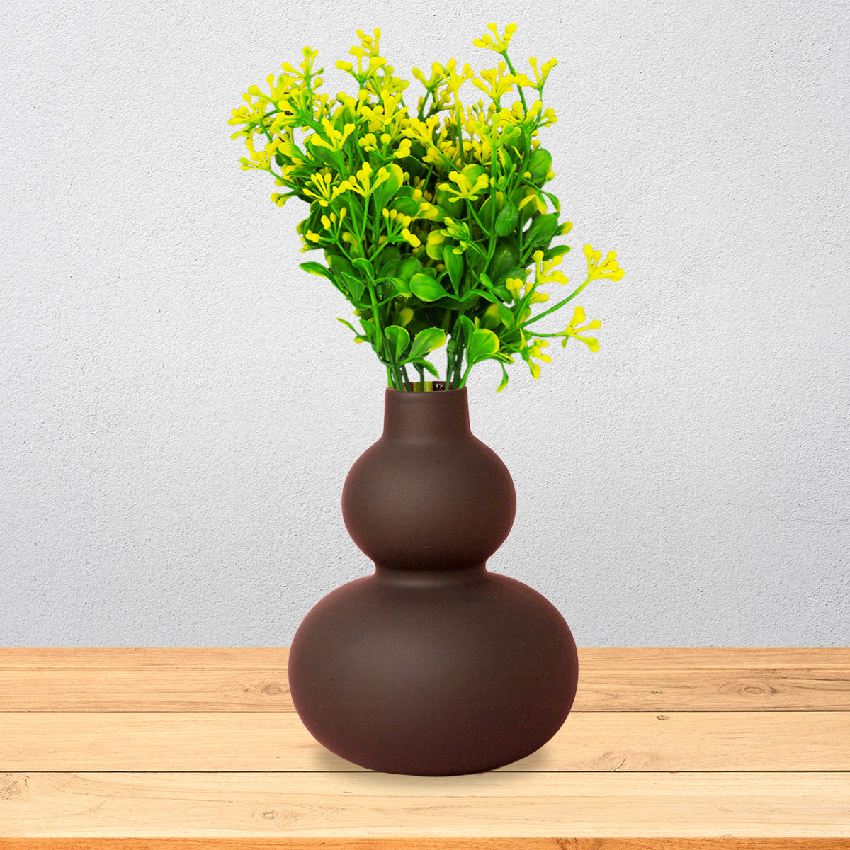 Follaje Artificial Decorativo, color Verde con Amarillo