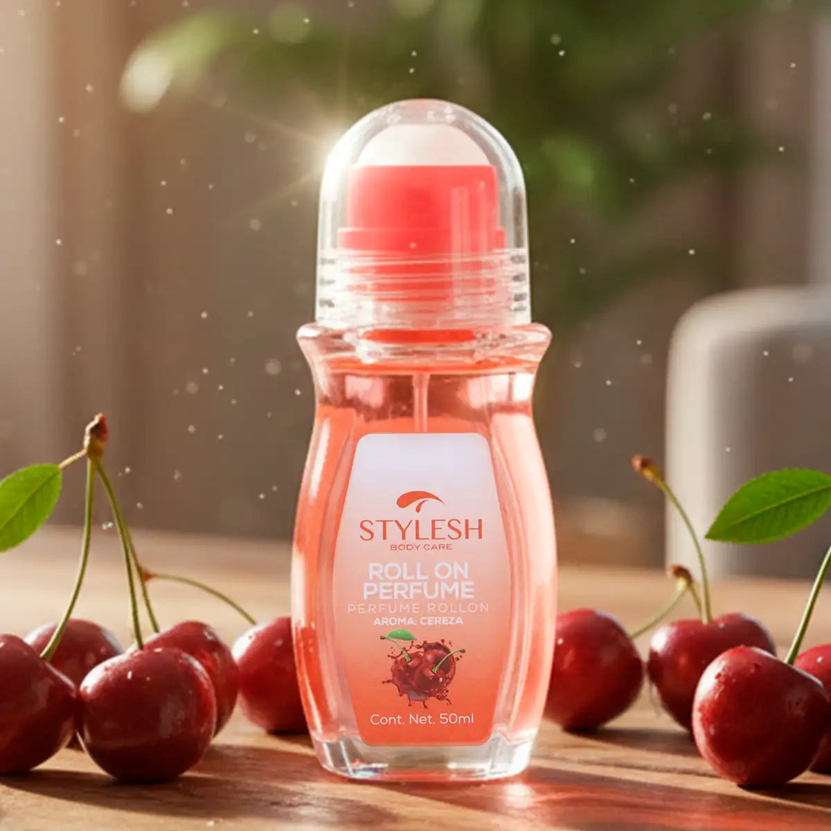 Perfume en Roll On, Stylesh, Aroma Cereza, 50 ml