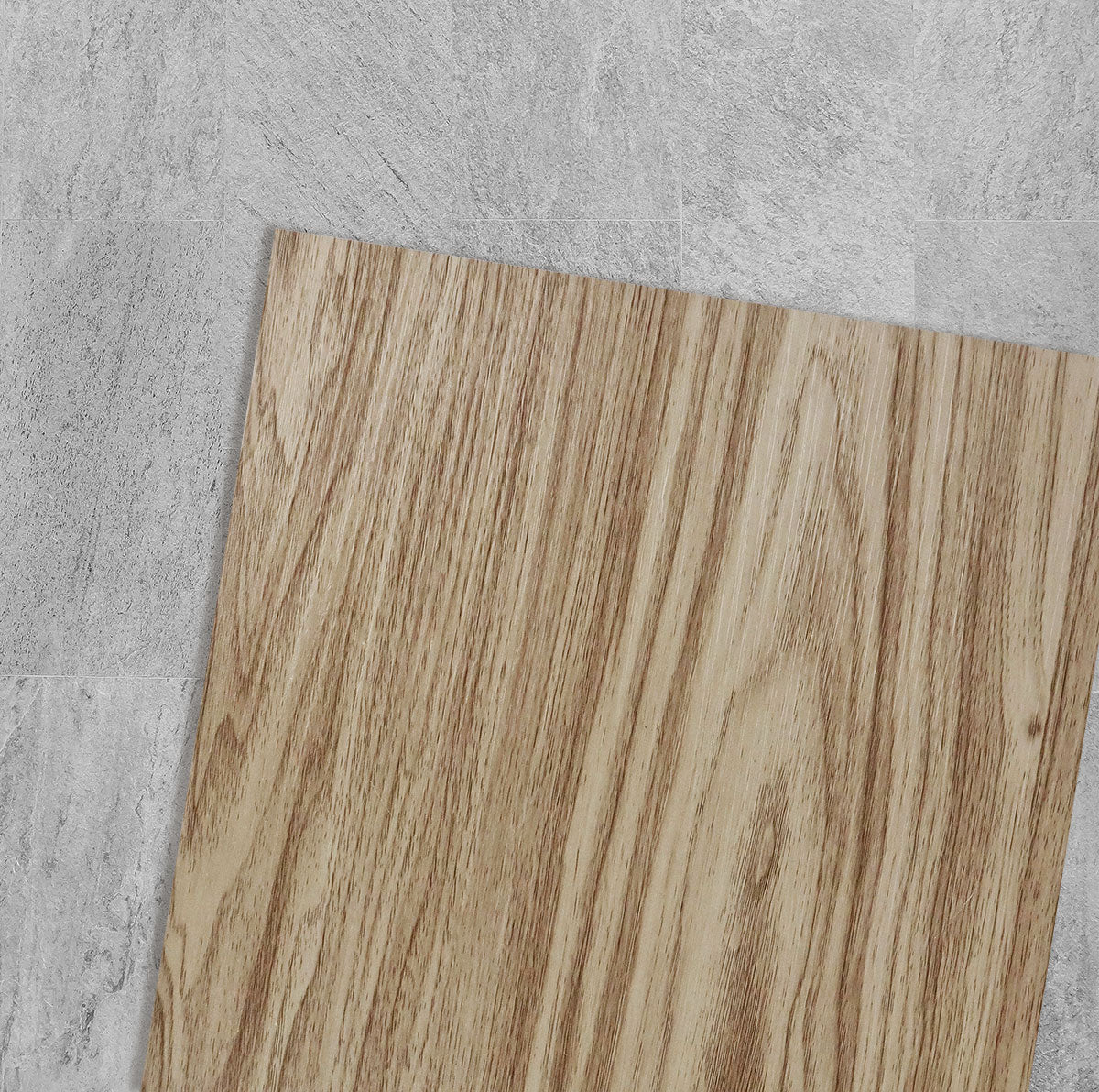 Loseta PVC con Textura de Madera, color Olivo