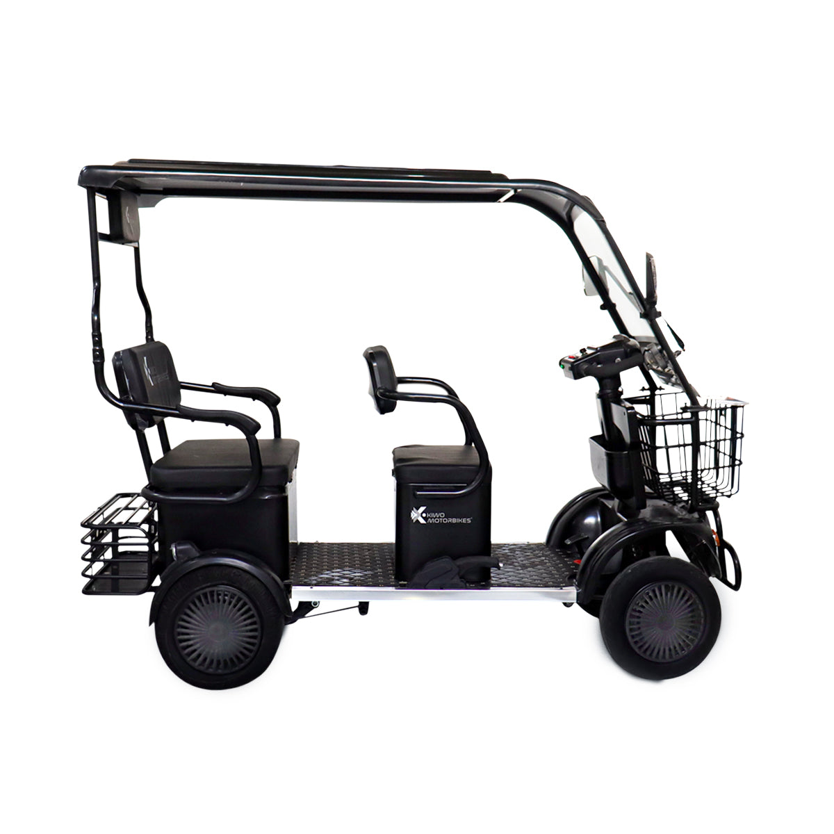 Kiwo, Vehículo Eléctrico con Techo, Modelo BTY001, Color Negro