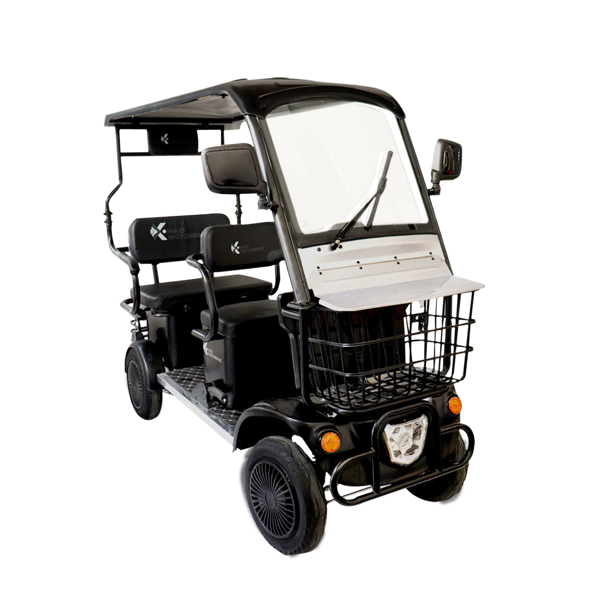 Kiwo, Vehículo Eléctrico con Techo, Modelo BTY001, Color Negro