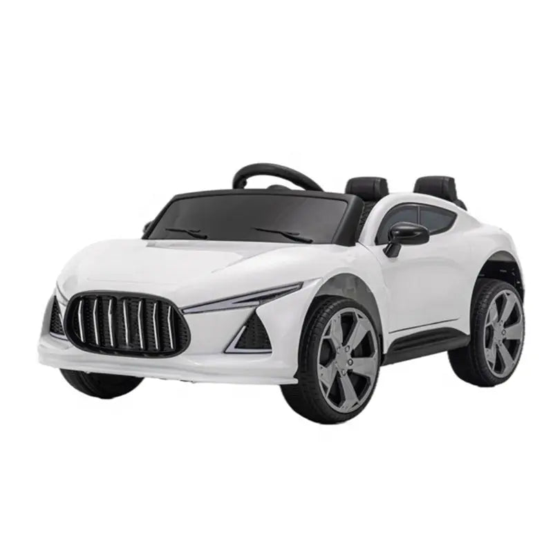 Carrito Eléctrico Deportivo color Blanco para Niños