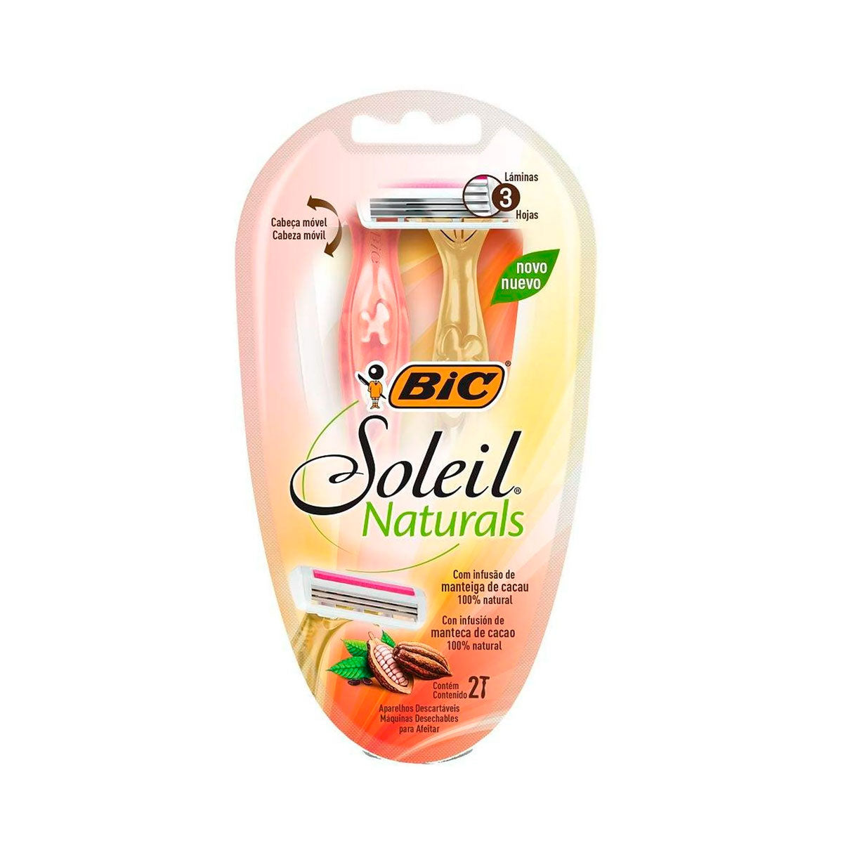 BIC, Rasurador Desechable para Mujer, 2 pzas