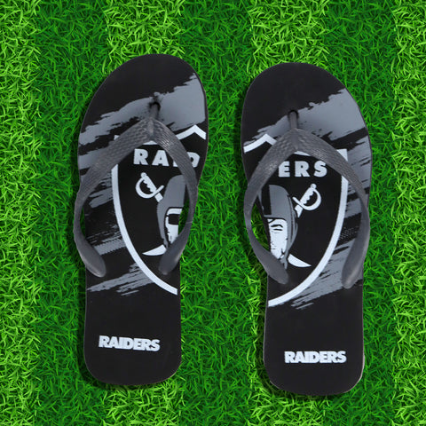 Sandalias Unisex de los Raiders, NFL