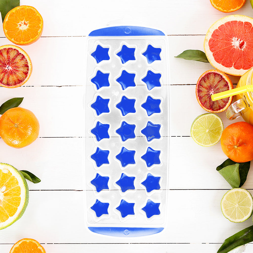 Inkanto Molde para Hielos en Forma de Estrella, color Azul Rey