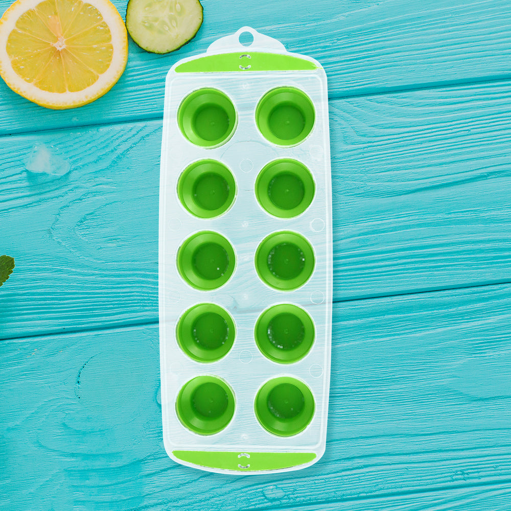 Inkanto Molde para Hielos, color Verde Olivo