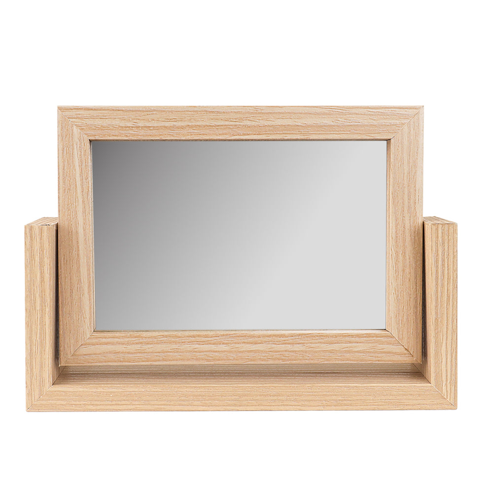 Portarretrato Movil de Madera Clara, 19x14 cm