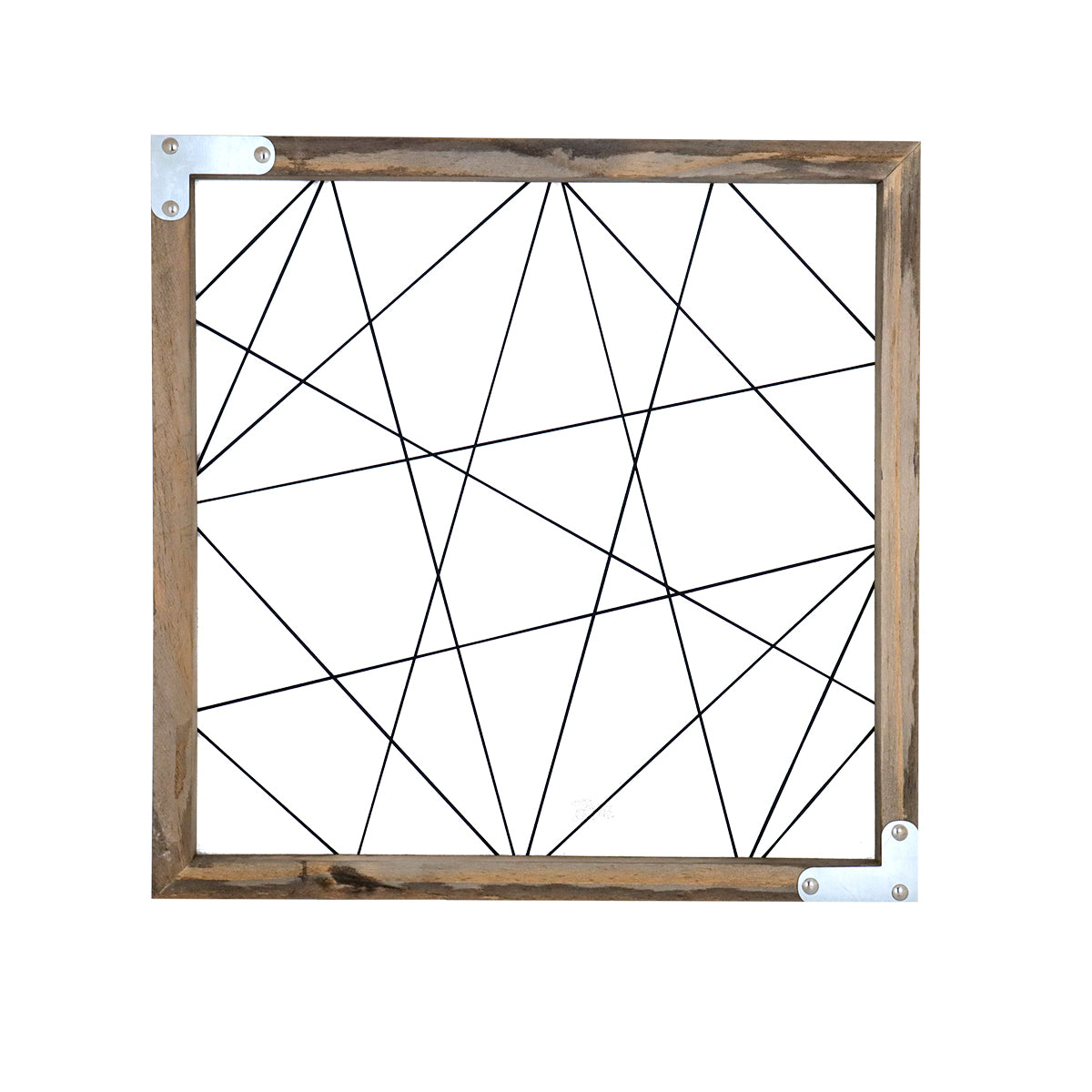 Portarretratos Familiar con Marco Rectangular color Gris, 40x40cm