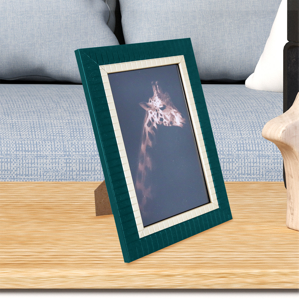 Portarretratos con Marco color Verde Militar, 10x15cm