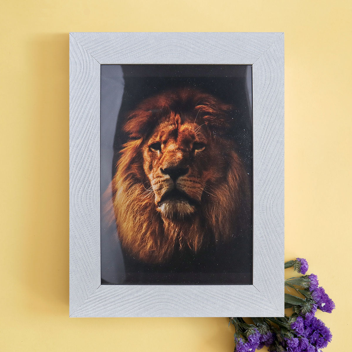 Portarretrato con Marco color Blanco, Líneas