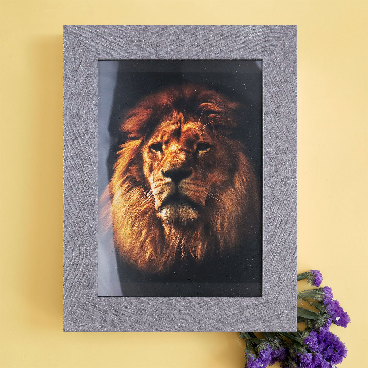 Portarretrato con Marco color Gris, Líneas