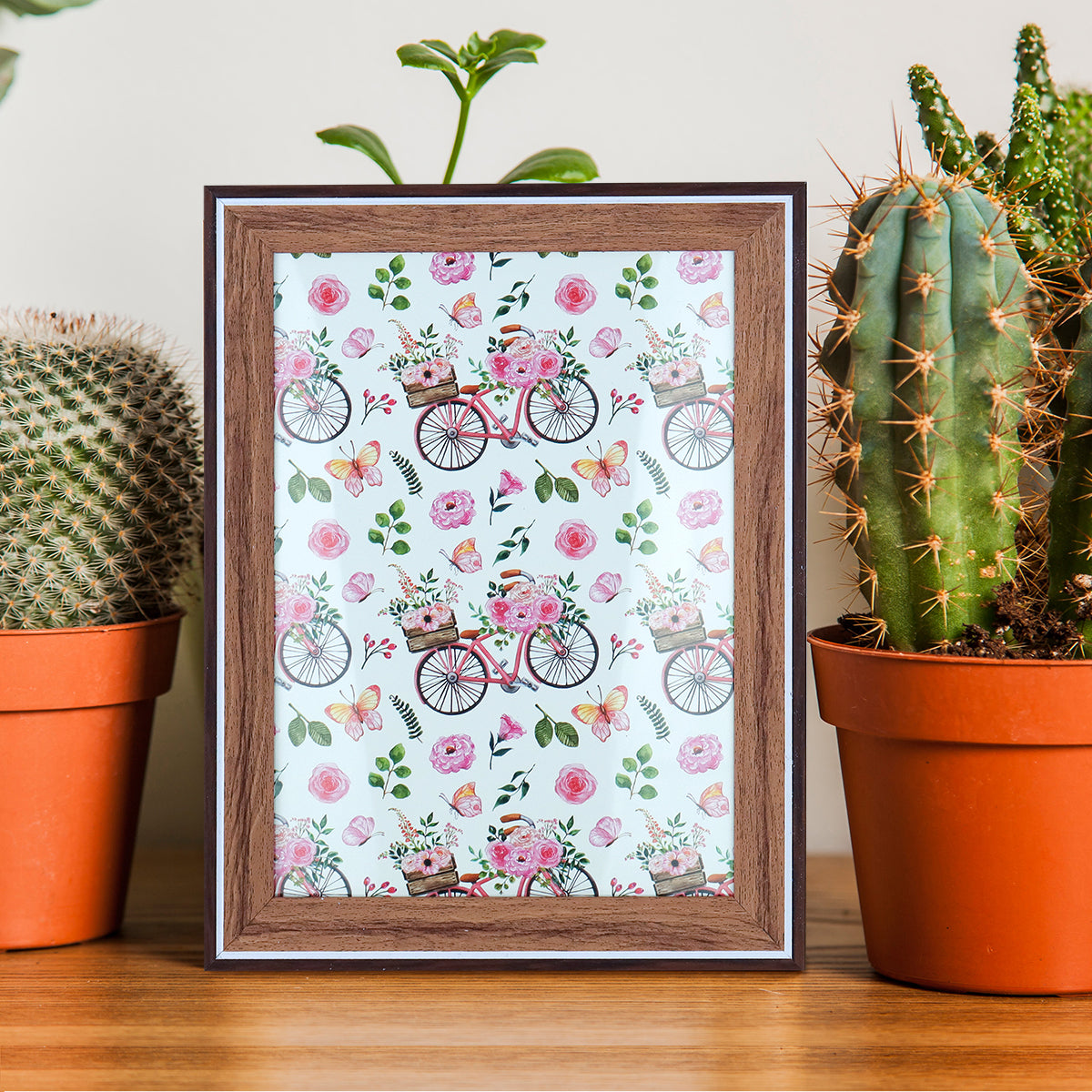 Portarretrato con Marco color Café, 13x18cm