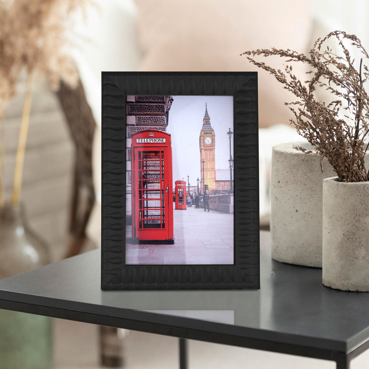 Portarretratos con Marco color Negro