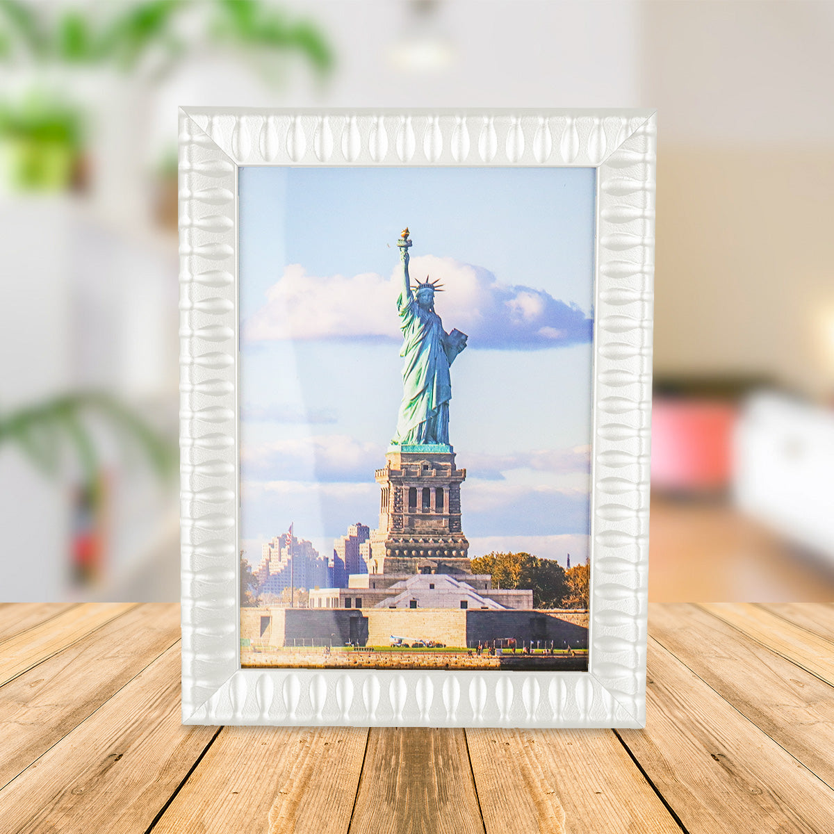 Portarretratos con Marco color Plata, 18x13cm