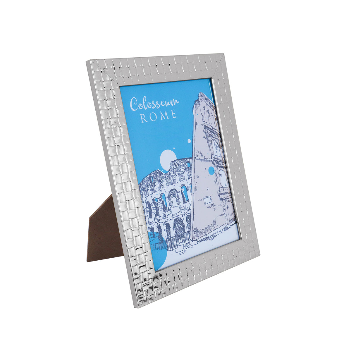 Portarretrato con Marco color Plata, 18x13cm