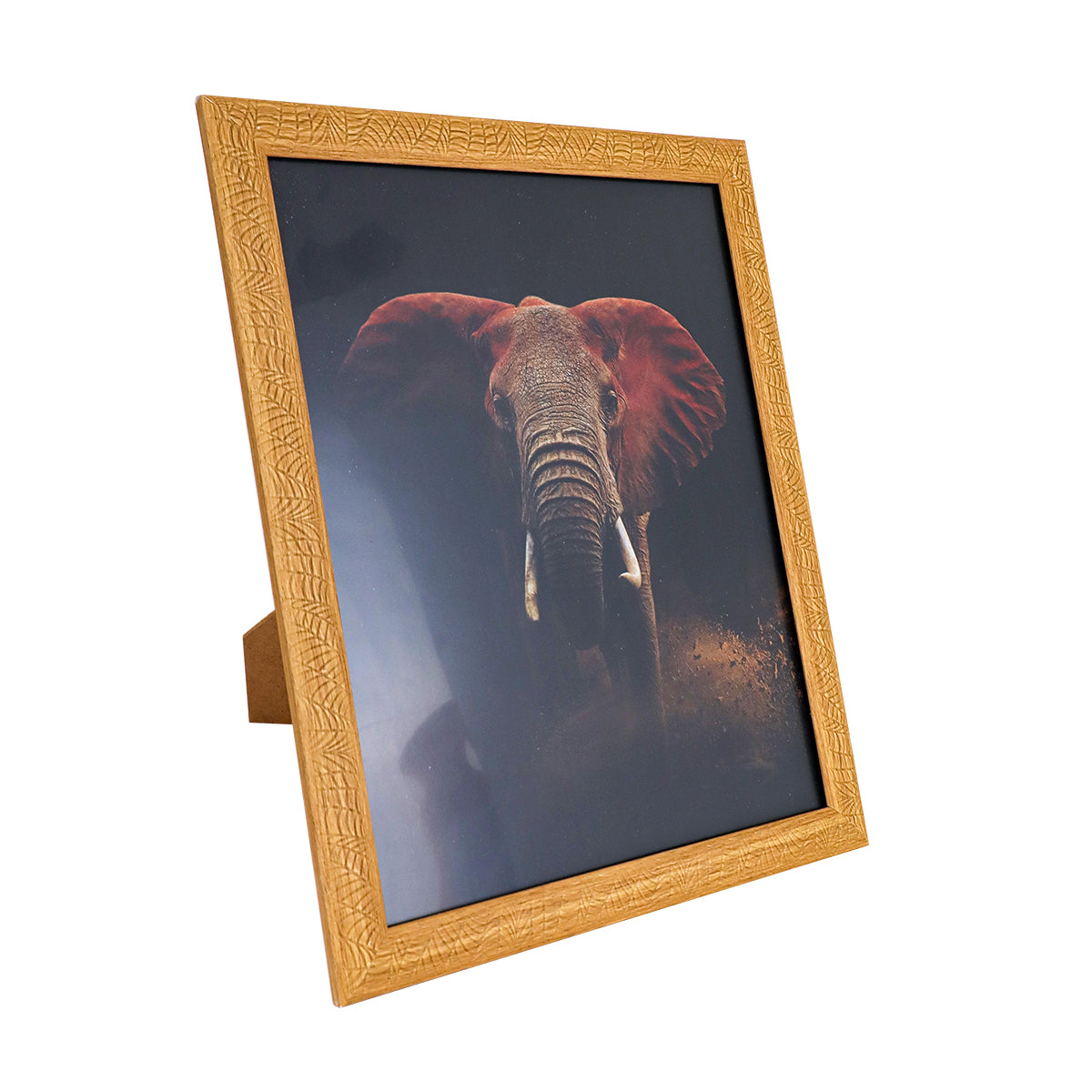 Portarretratos con Diseño de Hojas color Beige, 20x25cm