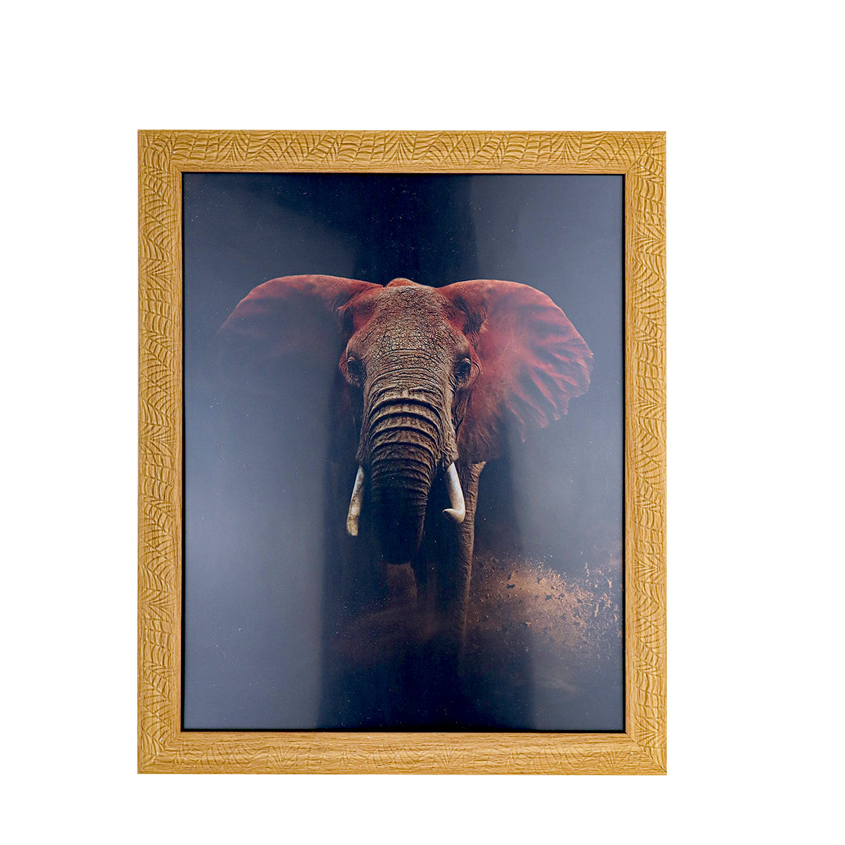 Portarretratos con Diseño de Hojas color Beige, 20x25cm