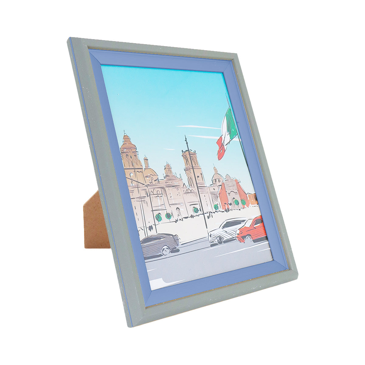 Portarretratos con Marco color Azul 18x13cm