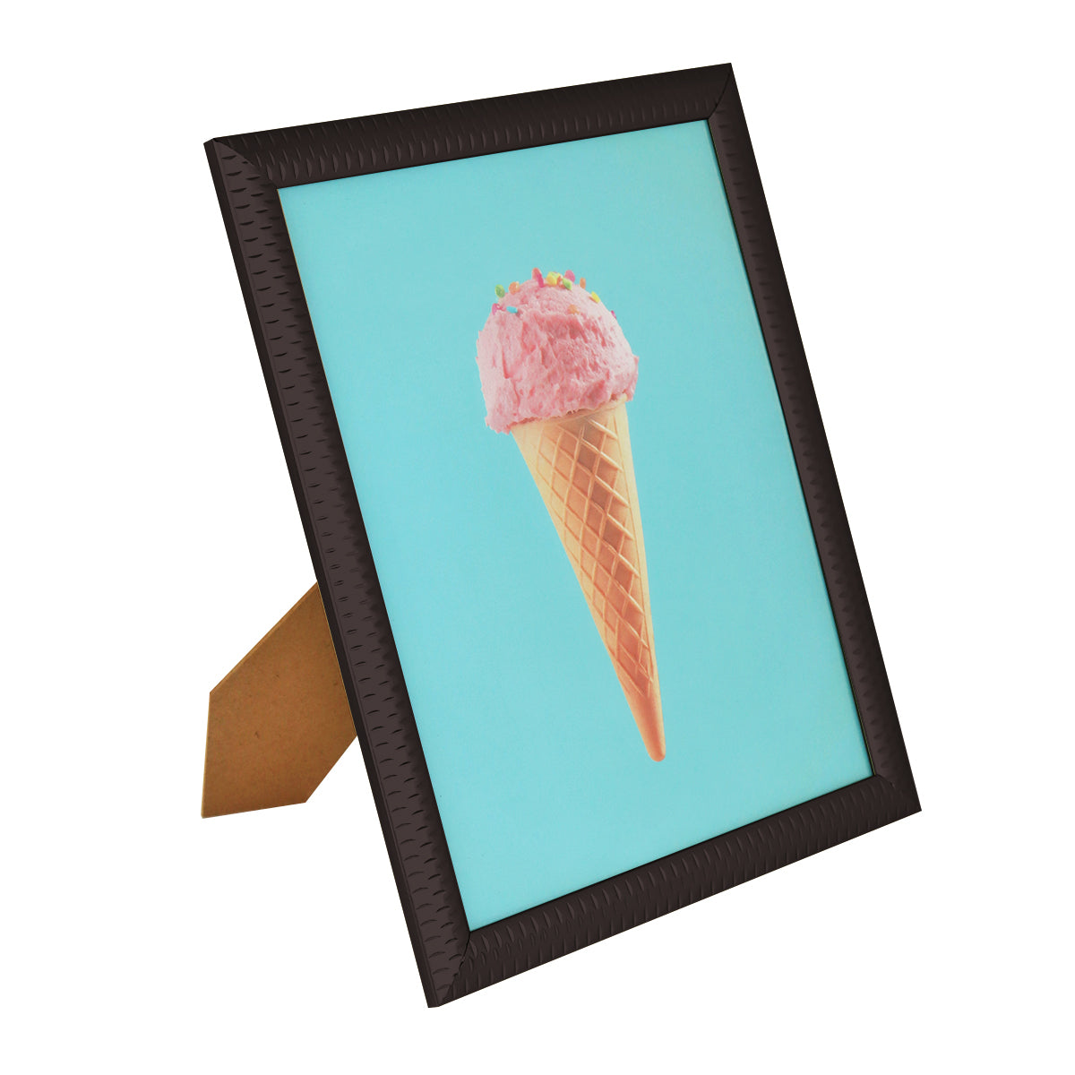 Portarretrato Textura Líneas, Color Negro, 20x25 cm