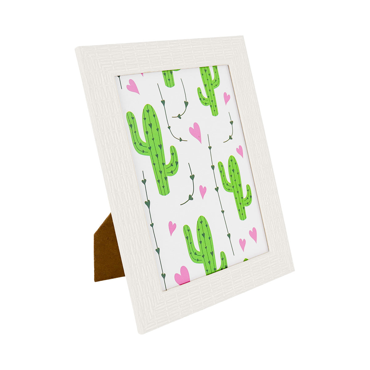 Portarretratos color Blanco, 18x13cm