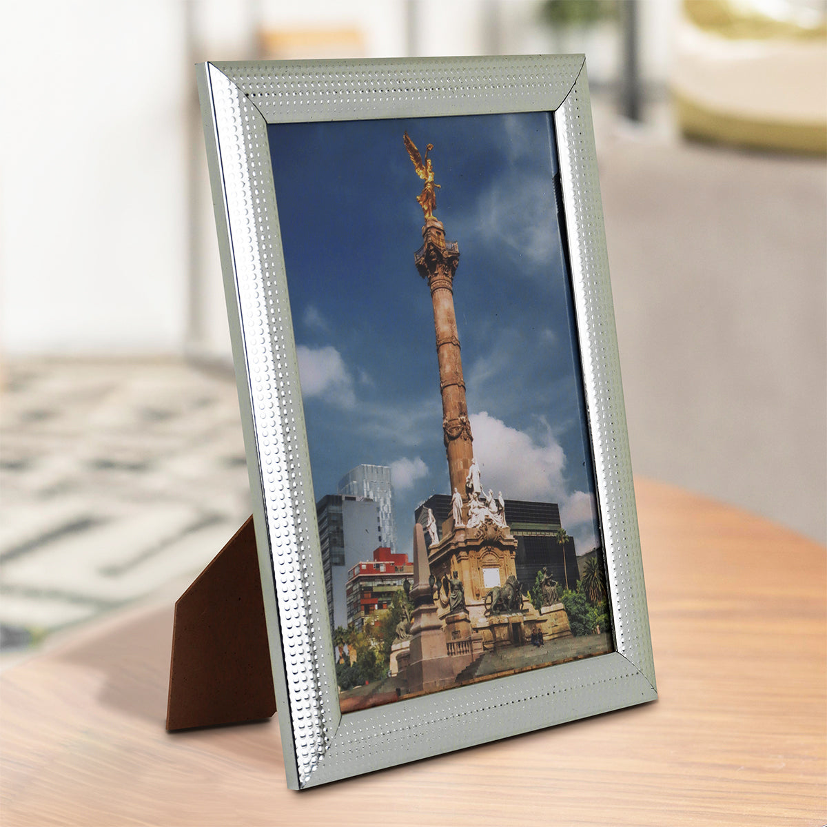 Portarretrato con Marco Metálico color Plata 13x18cm