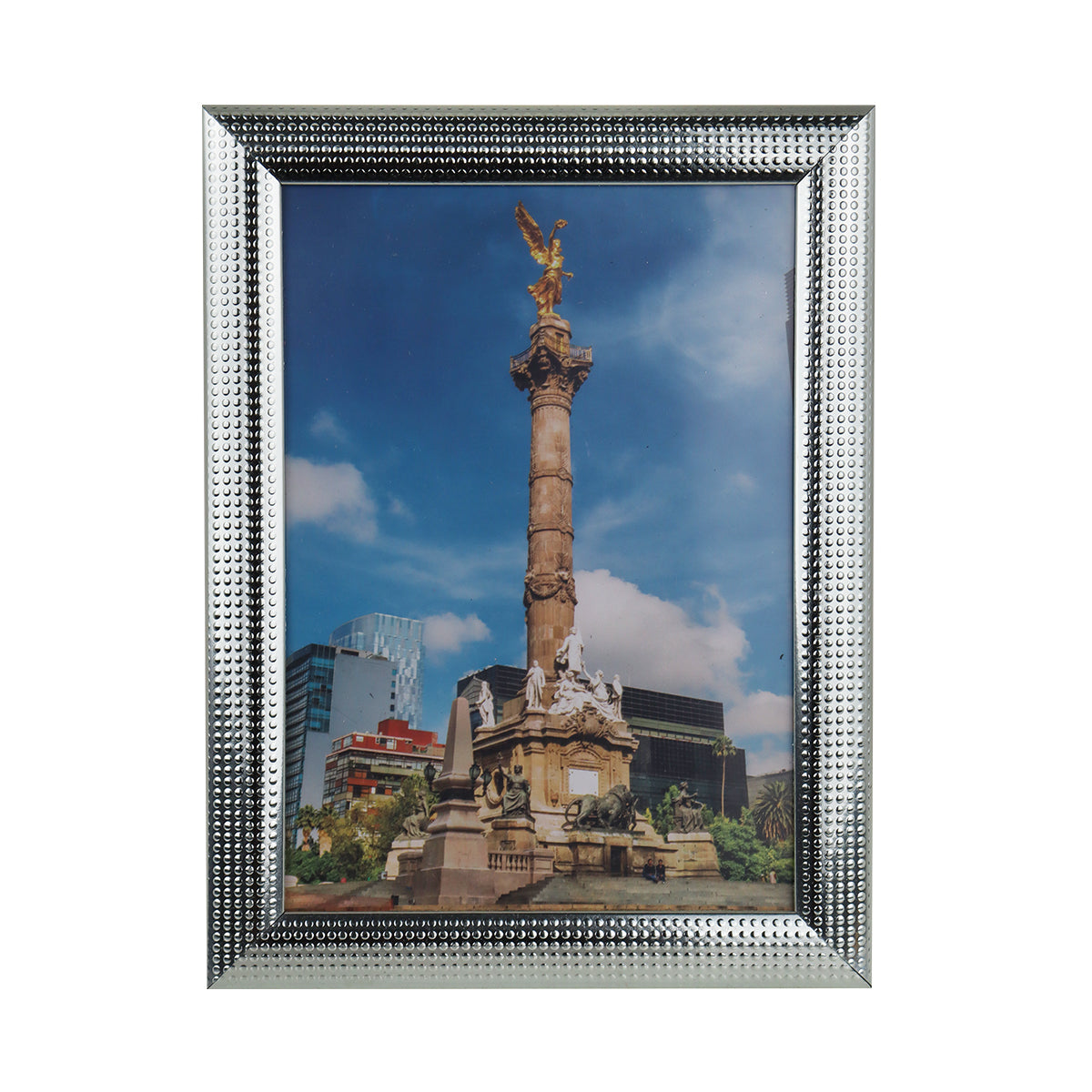 Portarretrato con Marco Metálico color Plata 13x18cm