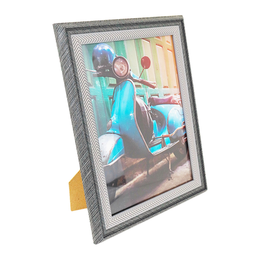 Portarretratos con Marco color Gris, 13x18cm