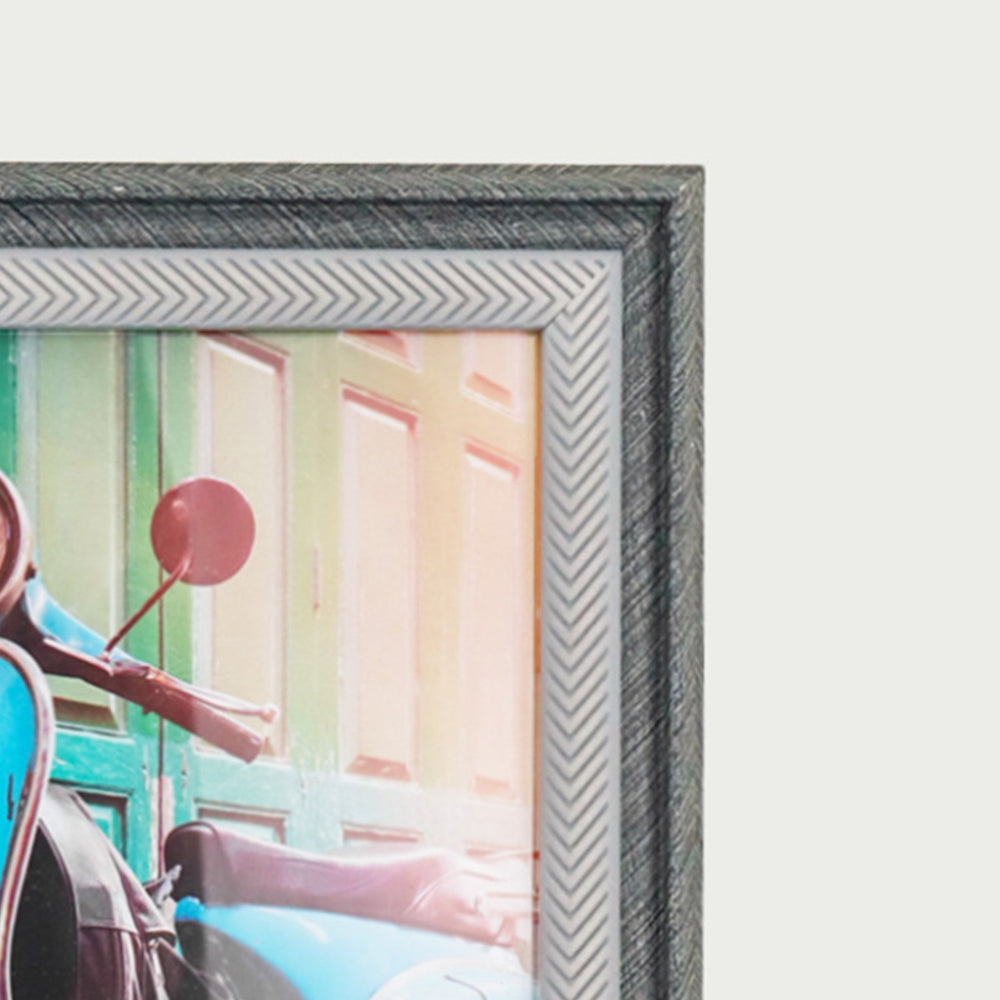 Portarretratos con Marco color Gris, 13x18cm