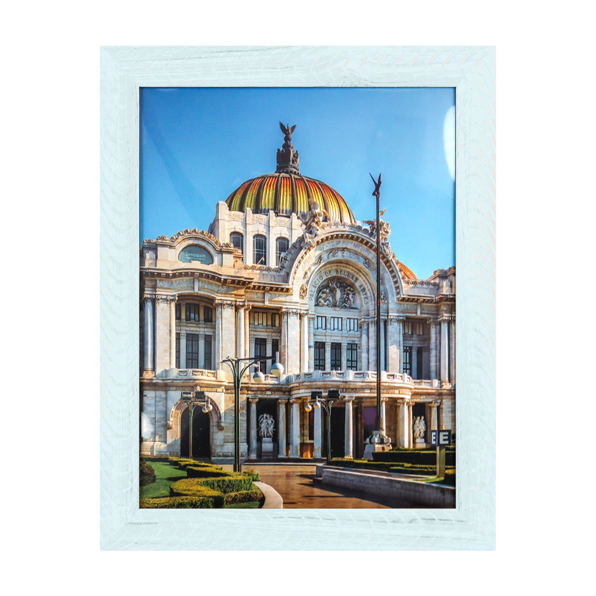 Portarretratos con Marco Grueso color Azul, 20x25cm