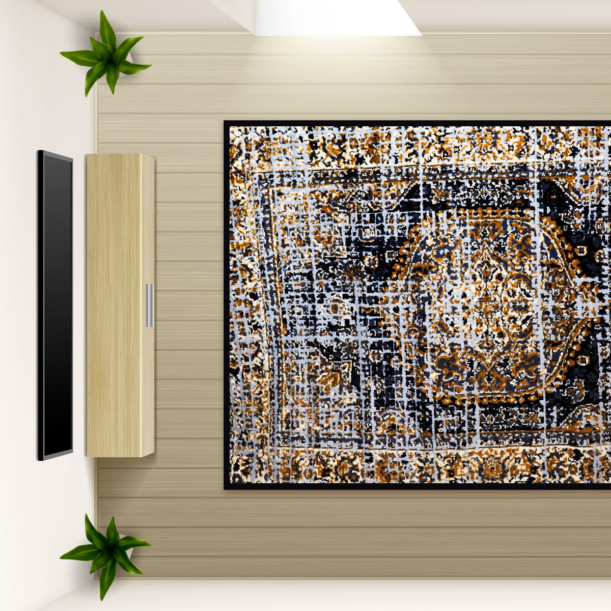 Alfombra Estilo Turco, 200x140 cm