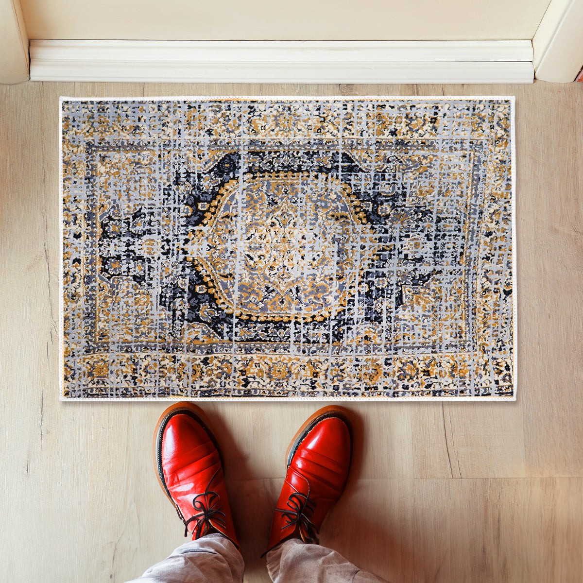 Tapete Jaspeado, Tonos Café, 40x60 cm